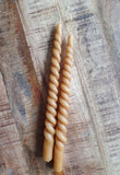 Swirl kaars set van 2