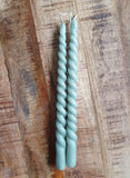 Swirl kaars set van 2